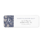 Étiquette de retour Mariage victorien classique (Devant)