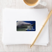 Étiquette de retour PERSONNALISÉ GRAND SHARK (En situation)