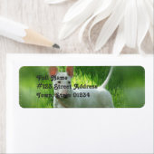 Étiquette de retour Pit Bull Terrier (En situation)