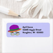 Étiquette de retour Smart Jazz Casquette violet (En situation)