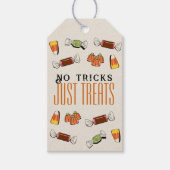 Étiquette de sac cadeau Halloween sans farce juste (Devant)