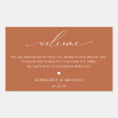 Étiquette de sac de bienvenue mariage (Devant)