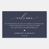 Étiquette de sac de bienvenue mariage (Devant)