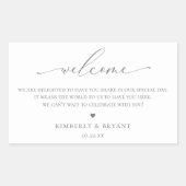 Étiquette de sac de bienvenue mariage (Devant)
