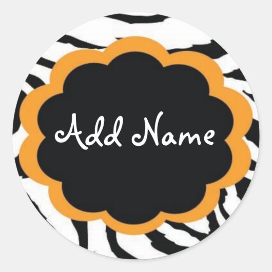 Étiquette de sac de traitement Halloween (Devant)