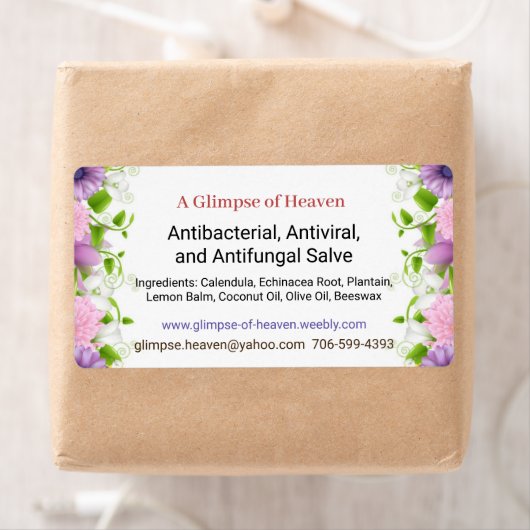 Étiquette de salage — avant (En situation)