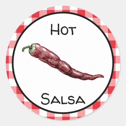 Étiquette de salsa (Devant)