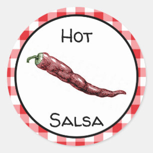 Étiquette de salsa