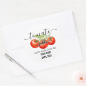 Étiquette de salsa à la tomate sur mesure (Enveloppe)