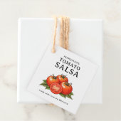 étiquette de salsa de tomate (En situation)