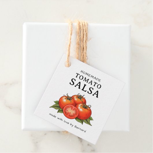 étiquette de salsa de tomate (En situation)