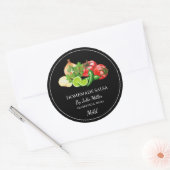 Étiquette de salsa de tomate maison simple (Enveloppe)