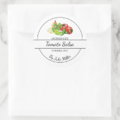 Étiquette de salsa de tomate maison simple (Sac)