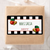 Étiquette de salsa maison personnalisé (En situation)