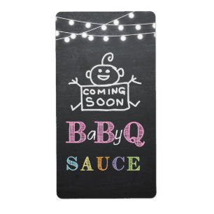 étiquette de sauce à babyq/autocollant de babyq