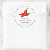 Étiquette de sauce chaud maison simple (Sac)