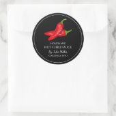 Étiquette de sauce chaud maison simple (Sac)