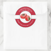 Étiquette de sauce tomate (Sac)