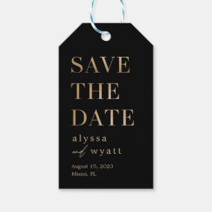 Étiquette de Save The Date couleur modifiable Lavi