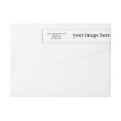 Étiquette de savon à longue enveloppe de Modèle bl (Dos)