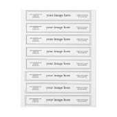 Étiquette de savon à longue enveloppe de Modèle bl (Feuille)