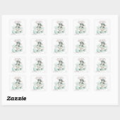 Étiquette de savon artisanale Chèvre Bébé Adorable (Feuille)