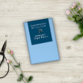 Étiquette de savon bleu fabriqué à la main par des