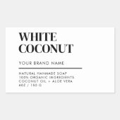 Étiquette de savon d'emballage de produit moderne (Devant)