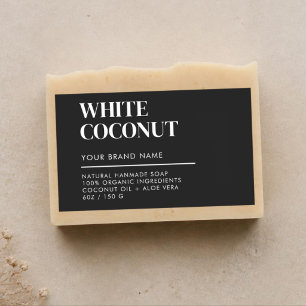 Étiquette de savon d'emballage de produit moderne