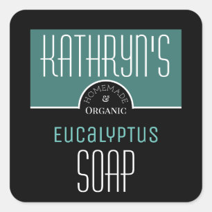 Étiquette de savon Eucalyptus personnalisé