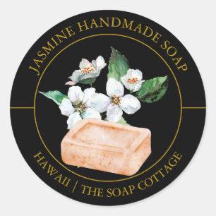 Étiquette de savon Jasmine