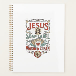 Étiquette de savon Jésus Lavé Propre Savon Jésus L
