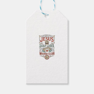 Étiquette de savon Jésus Lavé Propre Savon Jésus L