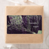 Étiquette de savon - lavande (En situation)