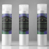 Étiquette de savon lavande - carré avec ingrédient