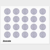 Étiquette de Savon Lavande Mauve Rustique (Feuille)