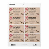 Étiquette de savon pour le lait de chèvre et le la (Feuille entière)