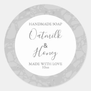 Étiquette de savon sur mesure Modèle floral mode