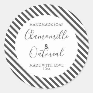 Étiquette de savon sur mesure Motif moderne