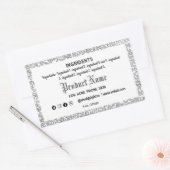 Étiquette de savon vintage fait maison (Enveloppe)