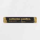 Étiquette de sceau à tamper-Proof à bougie mince c (Design 1)