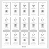 Étiquette de sceau minimaliste personnalisé (Feuille)