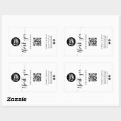 Étiquette de scellage de boîte blanche de logo d'e (Feuille)