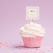 Étiquette de scellement d'enveloppe Fleur rose dou