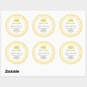 Étiquette de Scone au Citron Maison (Feuille)