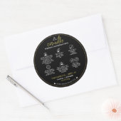 Étiquette de sécurité pour bougie simple minimalis (Enveloppe)