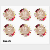 Étiquette de sel de bain personnalisable (Feuille)