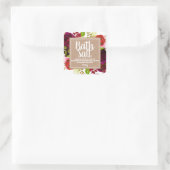 Étiquette de sel de bain personnalisable (Sac)