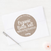 Étiquette de sel de bain personnalisable (Enveloppe)