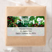 Étiquette de serre peint (En situation)